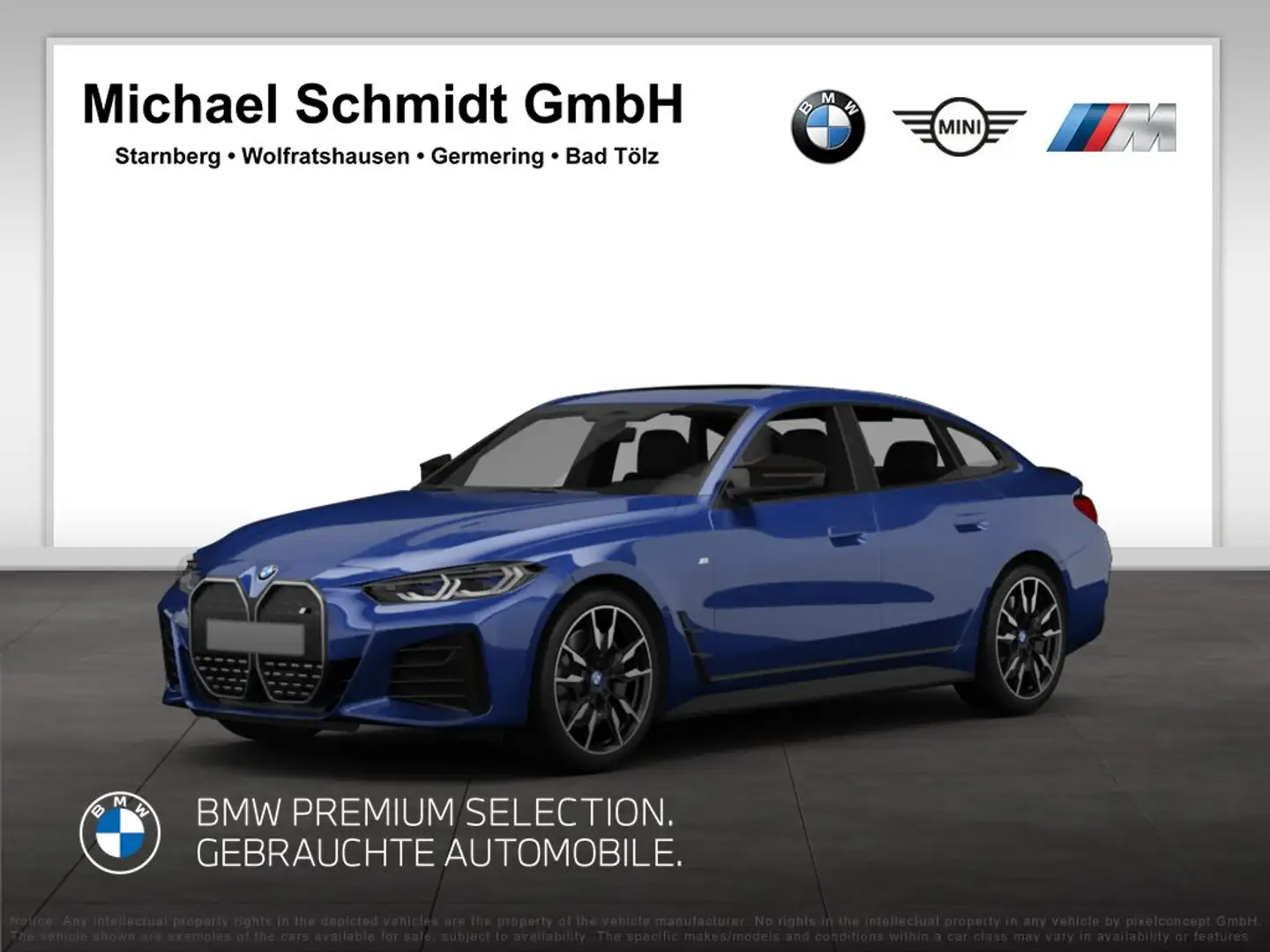 BMW i4 M50 xDrive Gran Coupé 511€ netto/mtl.*M Sportpaket Blau - 1