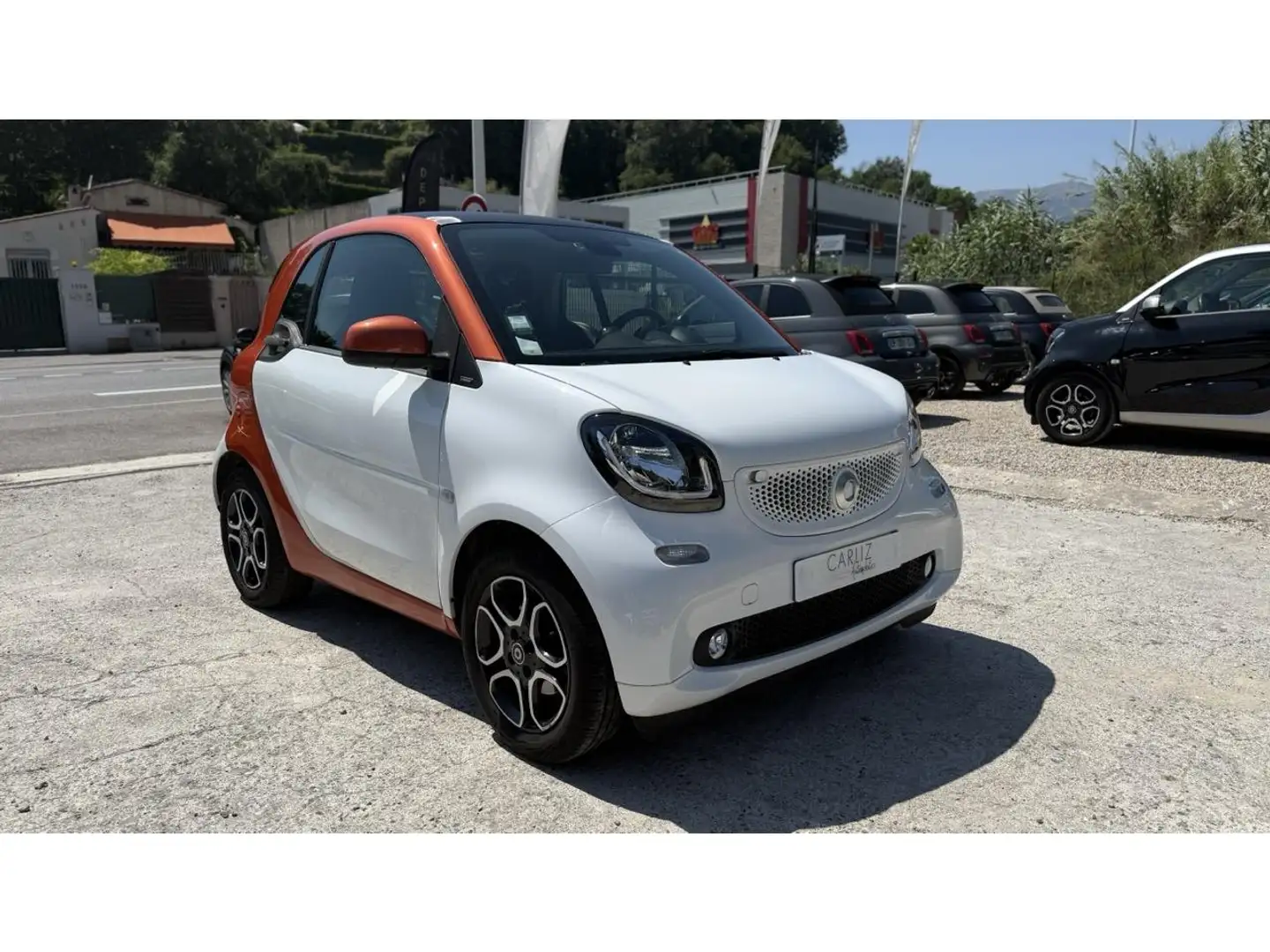 smart forTwo Smart Fortwo Coupé 0.9 90cv Passion Twinamic Blanc - 1
