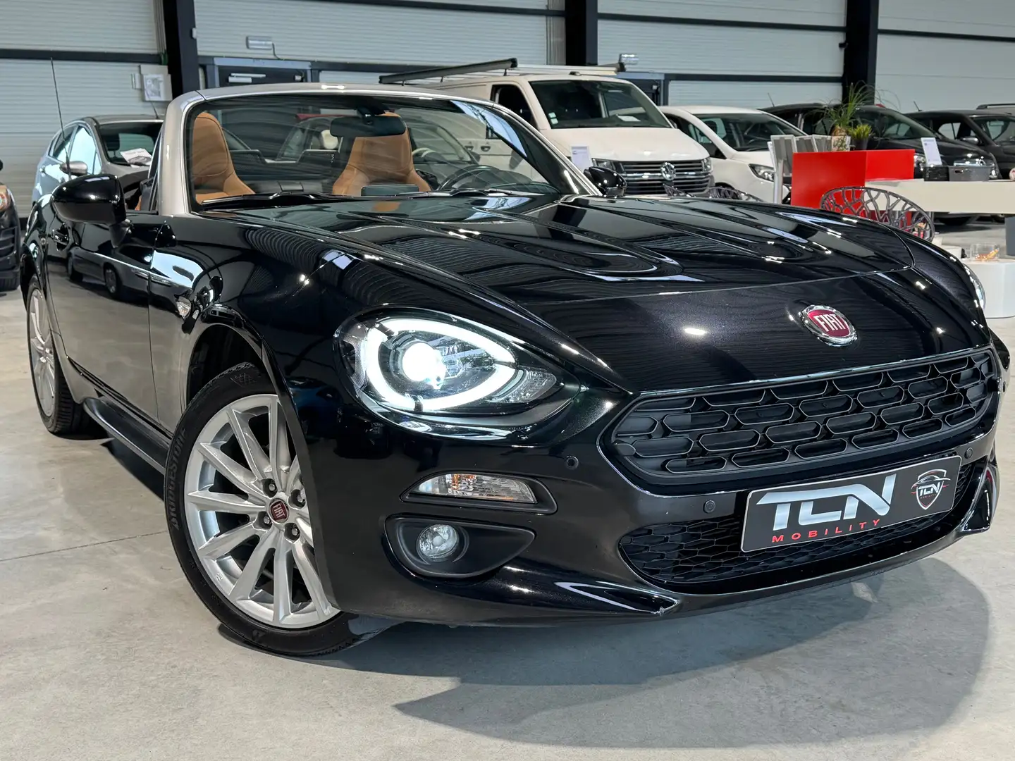 Fiat 124 Spider ✅ 124 Spider 1.4 - cabriolet - bte auto ✅ Noir - 2