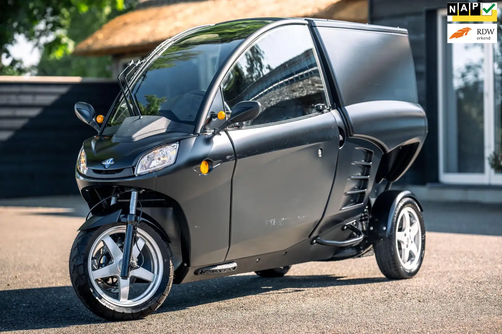 Autres Carver Brommobiel Cargo Base 5.4 kWh Verwarming I Noir - 1