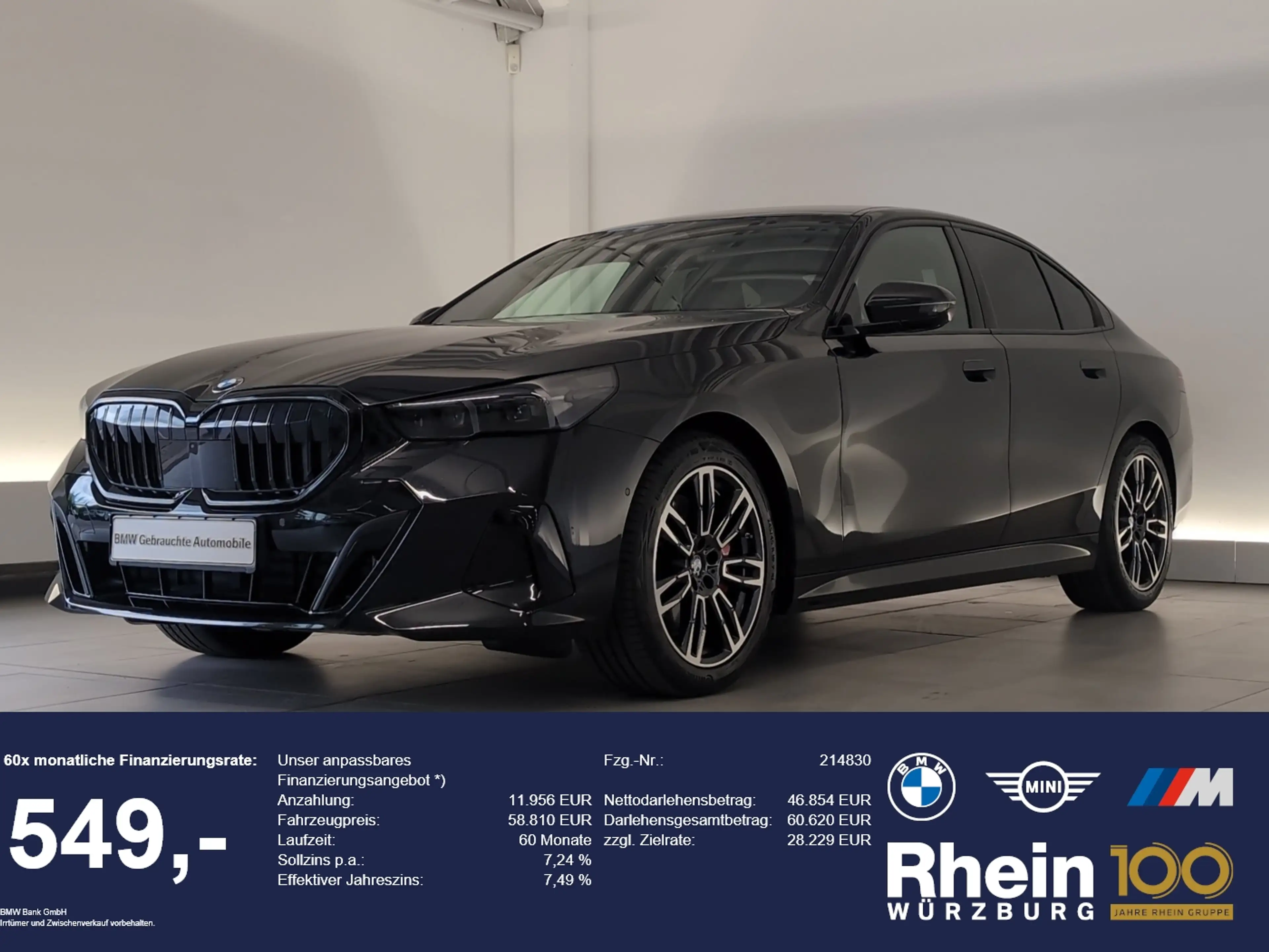 BMW 540 d xDrive Limousine M Sport Pro Navi/LED/RFK Navi/L
