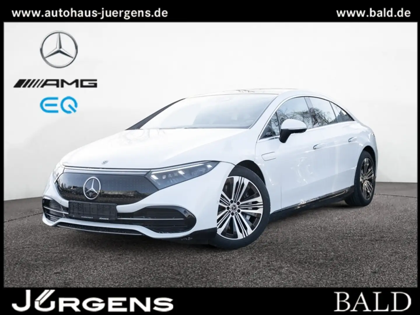 Mercedes-Benz EQS 450+ ElectricArt/Pano/Burm/Distr/Memo/AHK/20 Weiß - 1