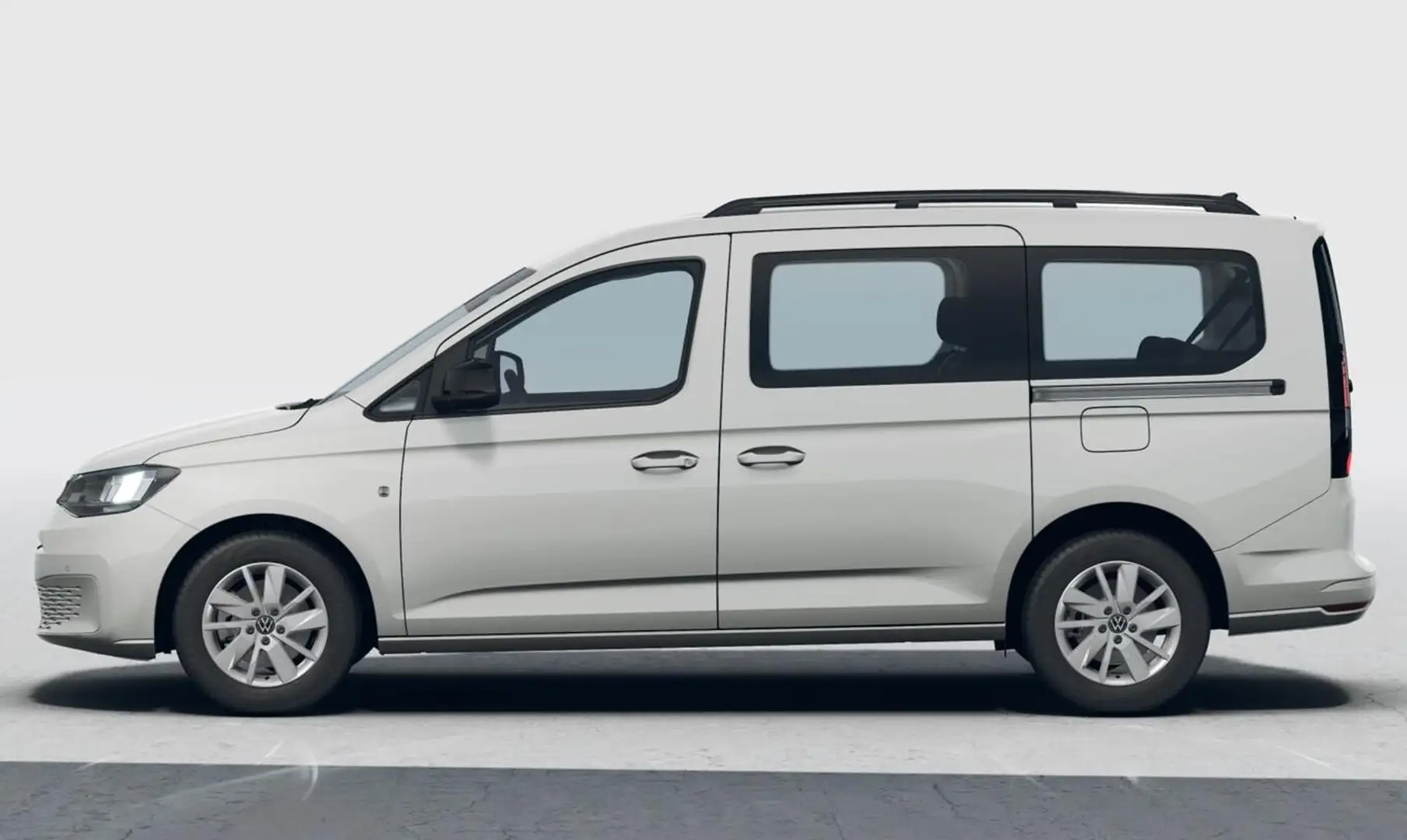 Volkswagen Caddy Maxi 7S Leder LM AC(2Zone) ACC AppC DachRe 90 k... Weiß - 2