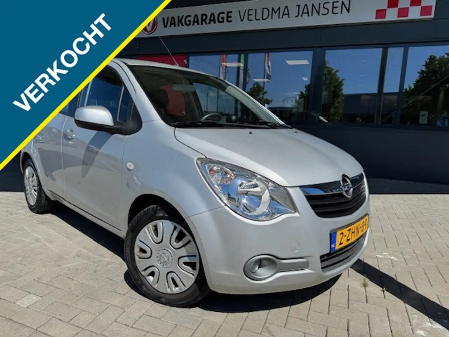 Opel Agila VERKOCHT! 1.2 EDITION 52.000 KM! 1e Eigenaar Gris - 1