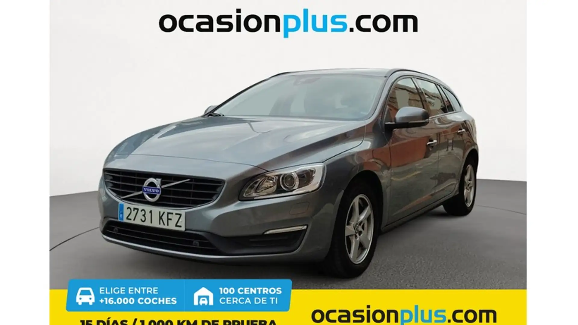 Volvo V60 D3 Kinetic Aut. 150 Gris - 1
