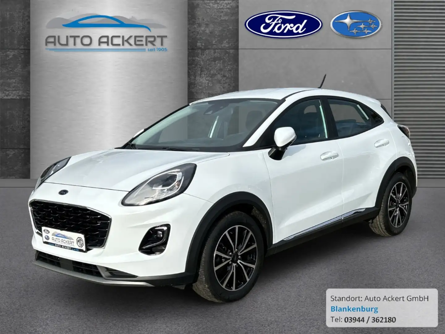 Ford Puma Titanium Design 1.0 DAB Nav SHz PDC FSHz.LED Blanc - 1