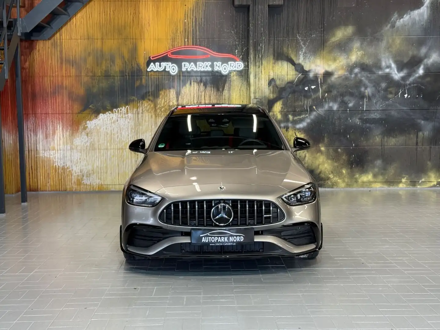 Mercedes-Benz C 43 AMG C43 T AMG 4Matic~HEAD-UP~PANO~LEDER~KAMERA 360° Silber - 2