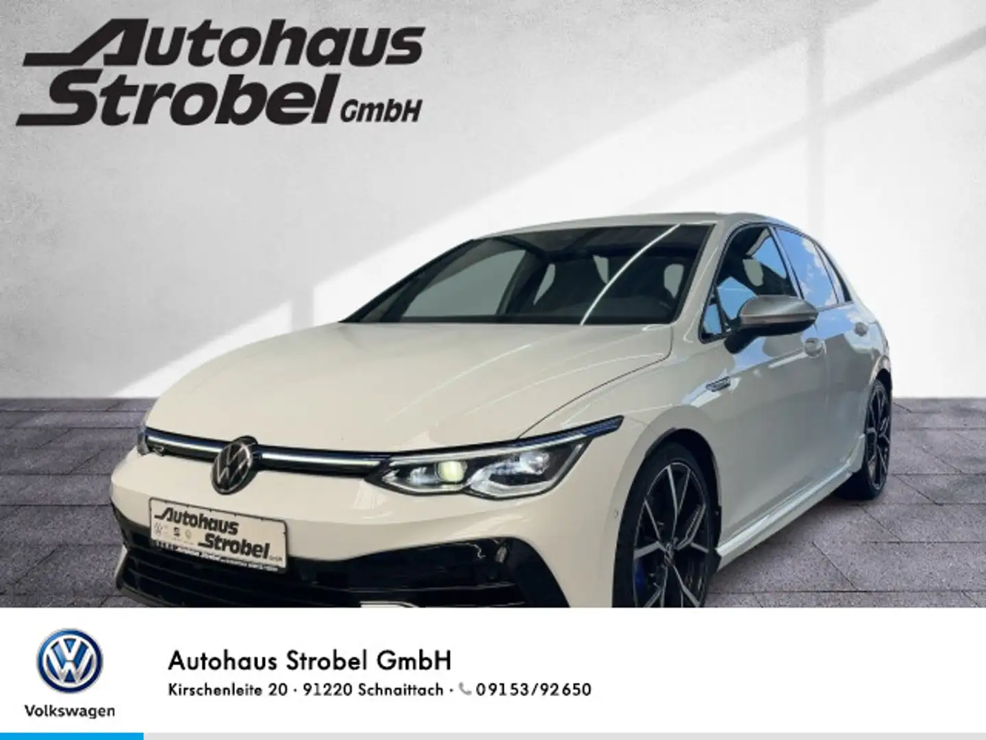 Volkswagen Golf VIII R 2.0 TSI DSG 4M DCC LED-Matrix "Harma Weiß - 1