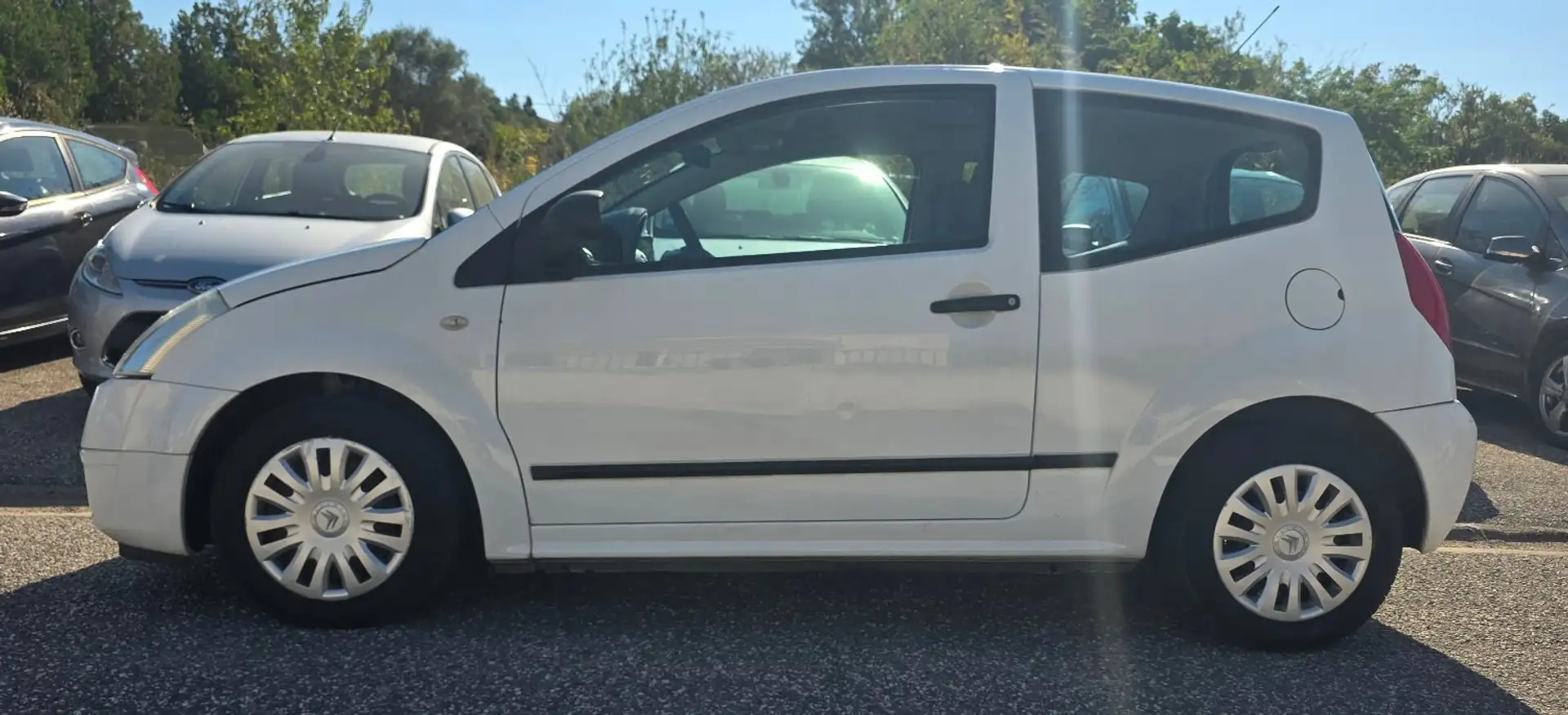 Citroen C2 1.4 HDI 70CH 2008 CLIM REG... Weiß - 2
