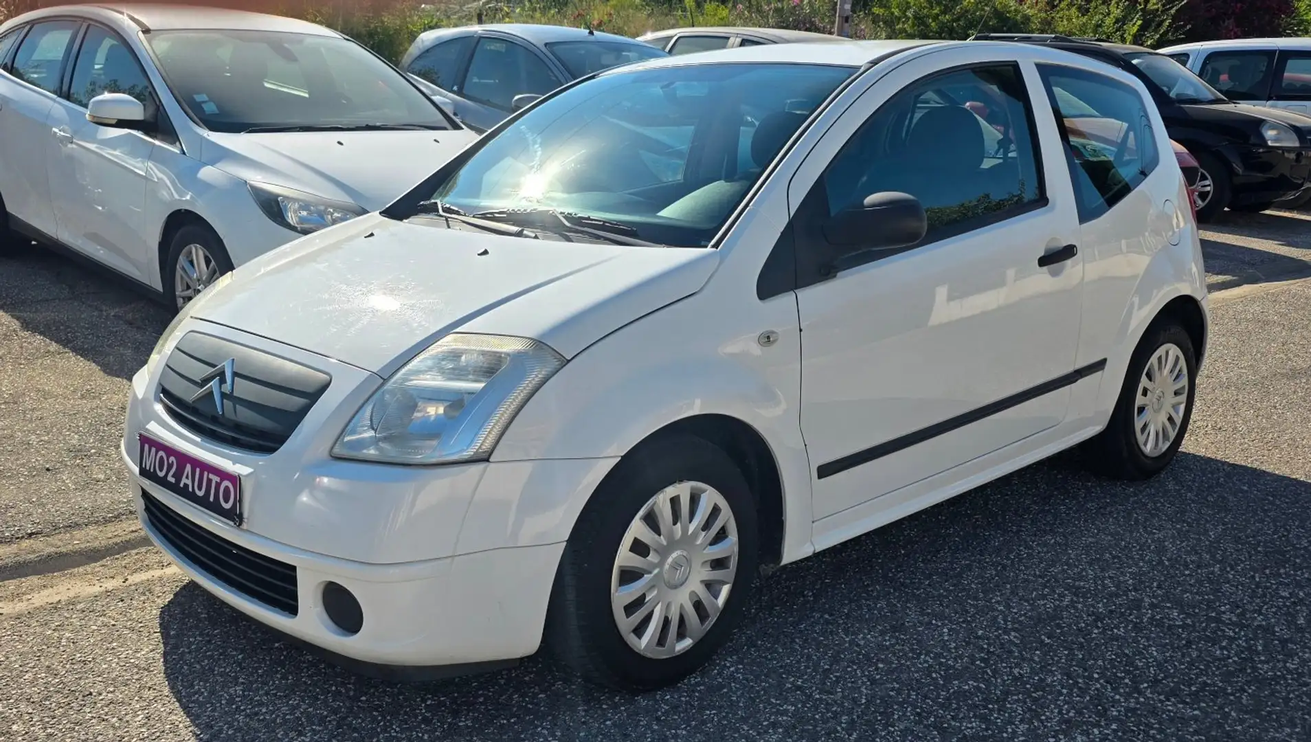 Citroen C2 1.4 HDI 70CH 2008 CLIM REG... Weiß - 1