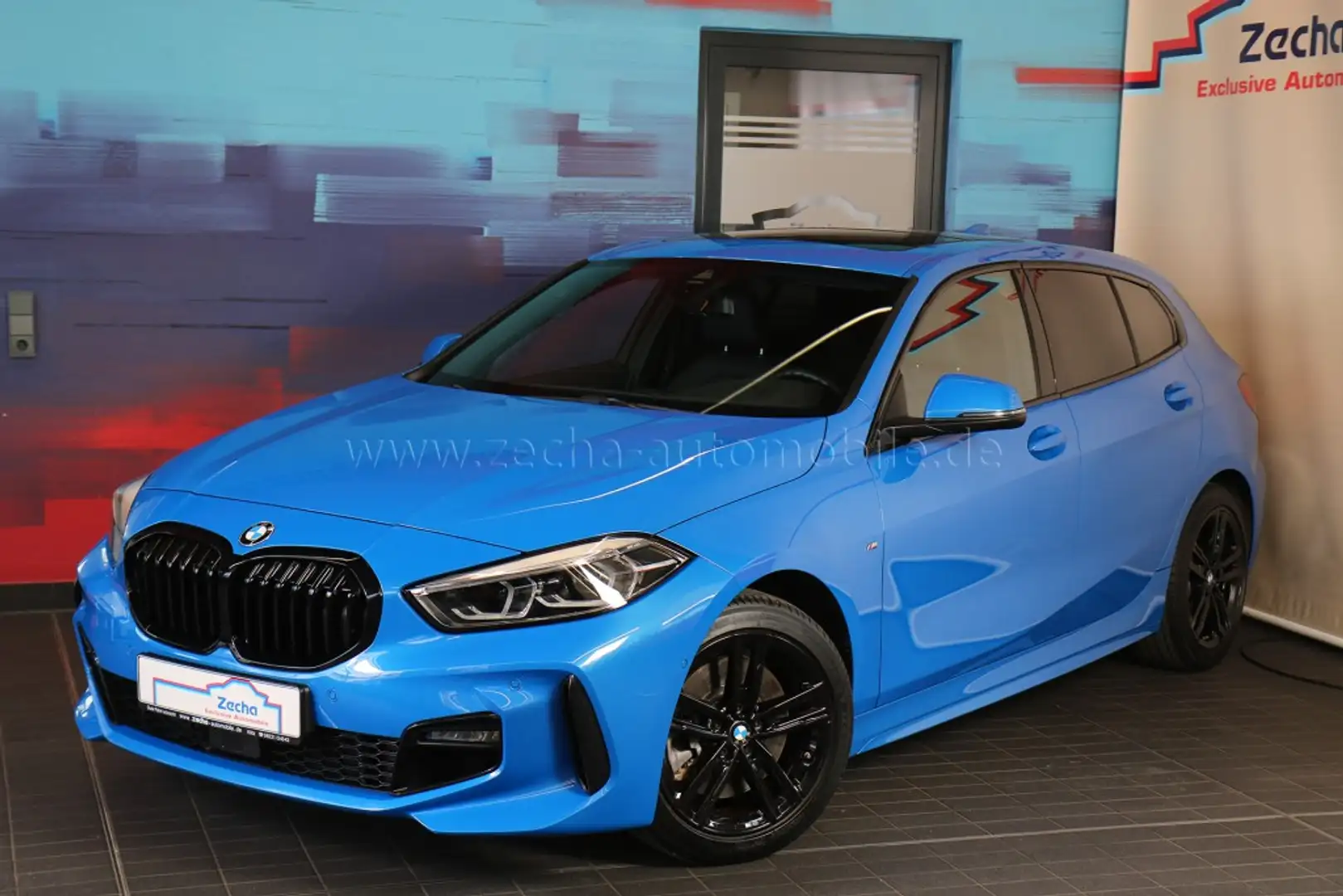 BMW 120 i M-Sport ACC. Panod.eSitze.H K HUD RFK Modrá - 1