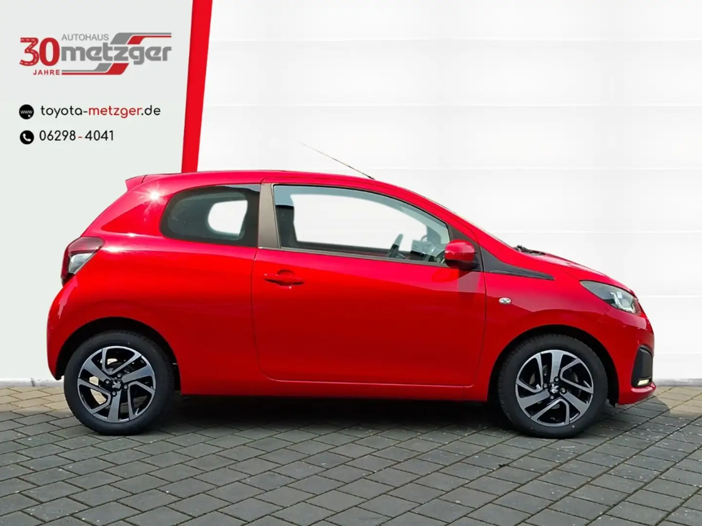 Peugeot 108 Active 1.2 VTi PureTech + Sitzheizung +Klima +Spee Rot - 2