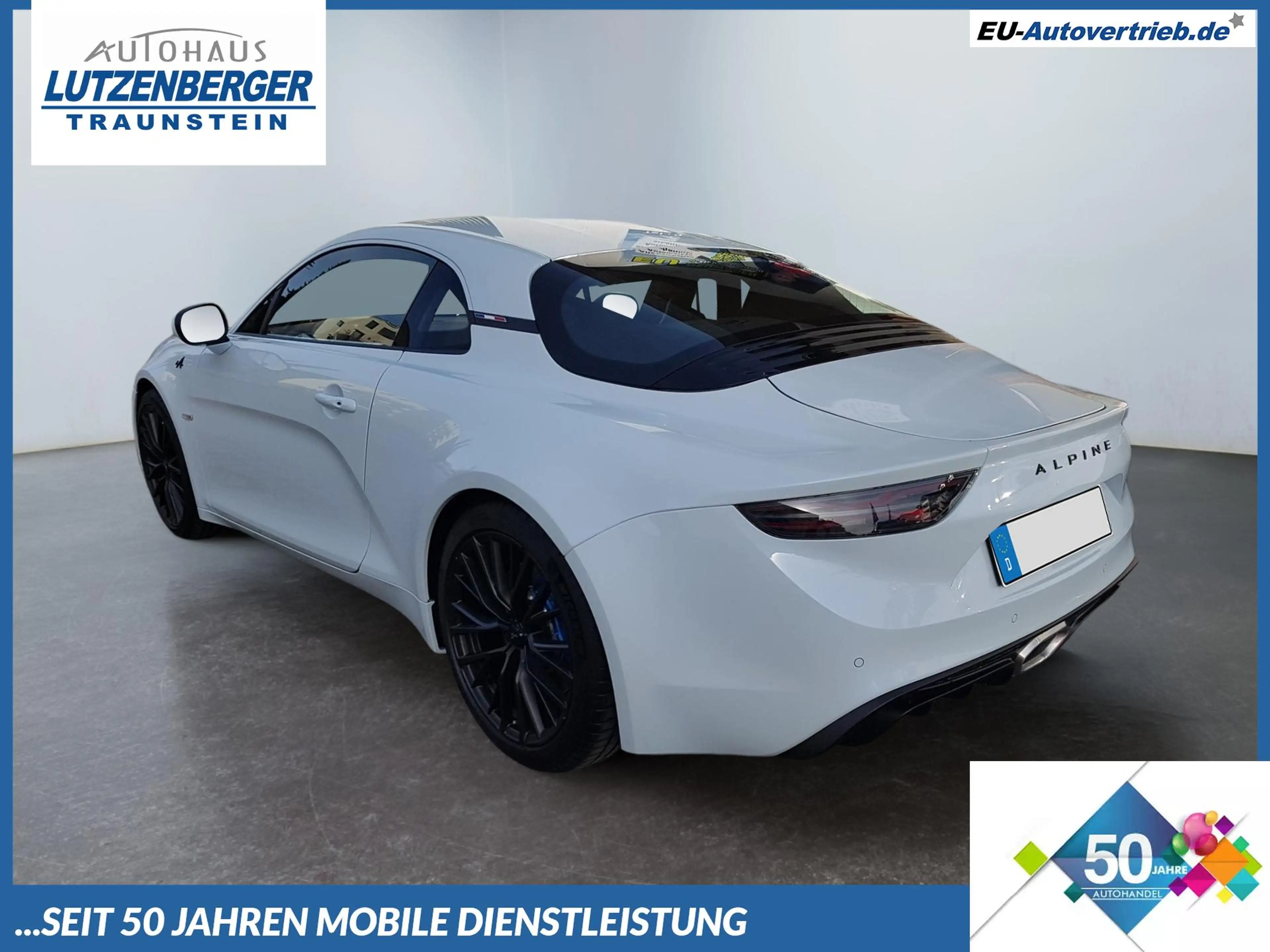 Alpine A110 S Einparkhilfe vorne und hinten mit Rückfahrkam...