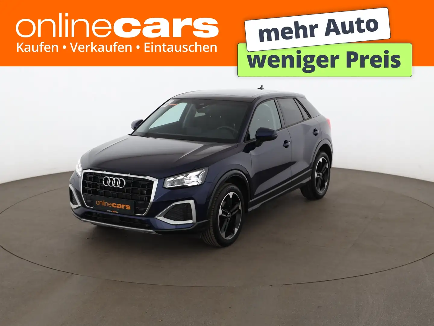 Audi Q2 35 TFSI advanced MATRIX SKY LEDER NAVI SITZHZG Blau - 1