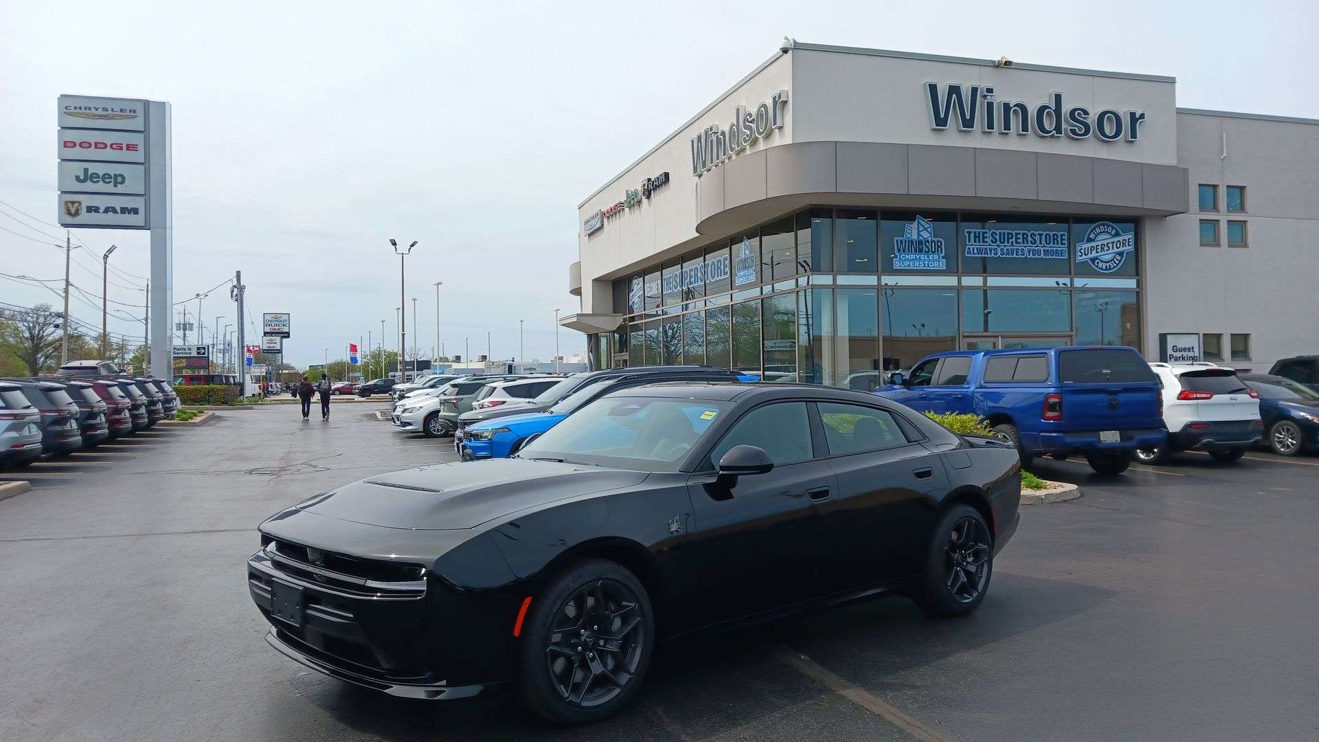 Black 2026 Dodge Charger Scat Pack Sedan AWD Sedan All-Wheel Drive Automatic