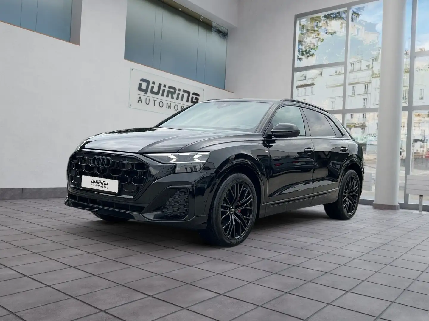 Audi Q8 50 TDI FACELIFT/NP:124000.AHK/Park+/HUD/4Z/22 Zwart - 1