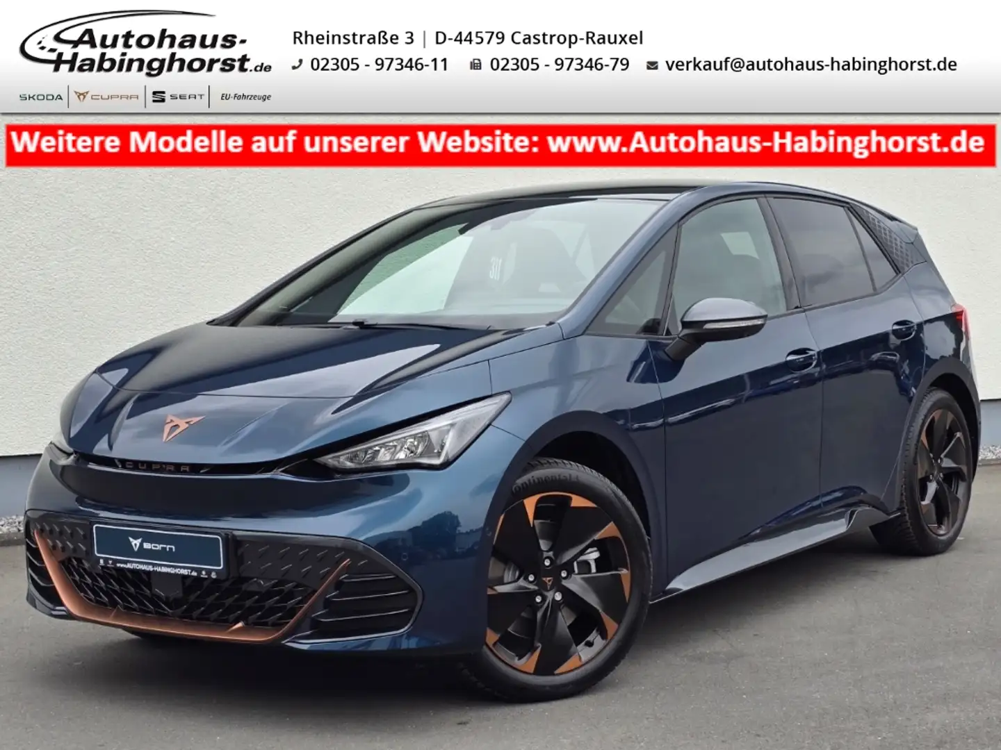 CUPRA Born 60 kWh Edition Dynamic Pano TopView Sennheiser Nav Niebieski - 1