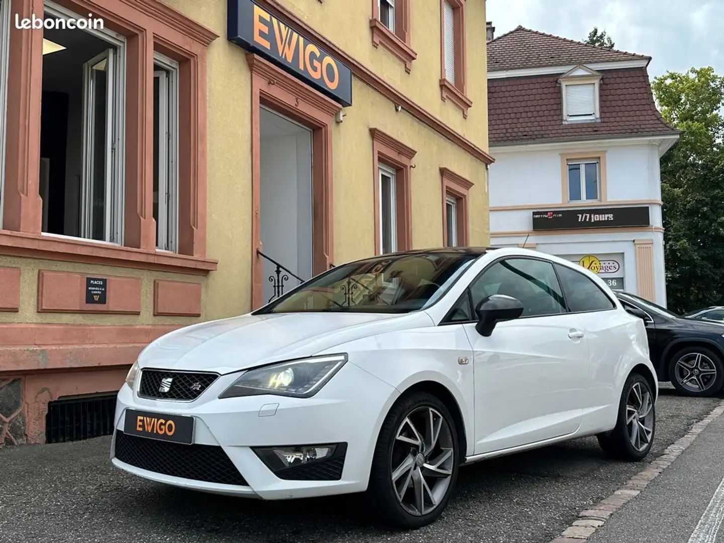SEAT Ibiza 1.2 tsi 105-fr- black line-garantie 6 mois-4 pneus hiver Wit - 1