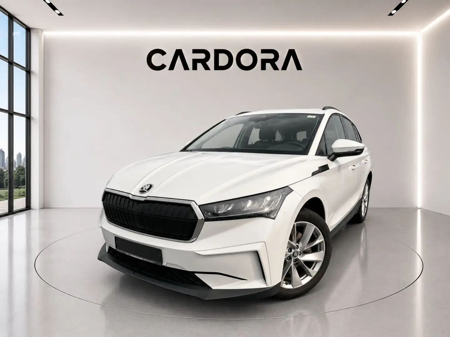 Skoda Enyaq 60 IV 62kWh Wärmepumpe LED*ACC*RFK*NAVI*PDC Weiß - 1