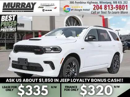 White 2026 Dodge Durango SUV / Crossover All-Wheel Drive 8-Speed Automatic