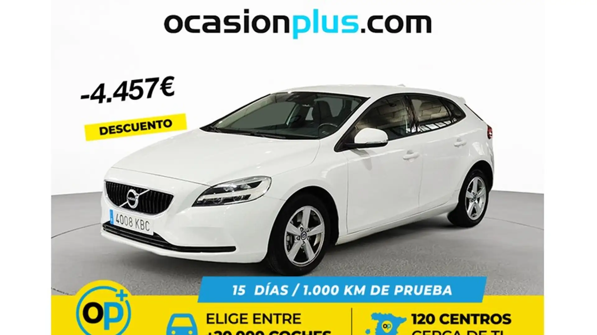 Volvo V40 D3 Momentum Aut. 150 Blanco - 1