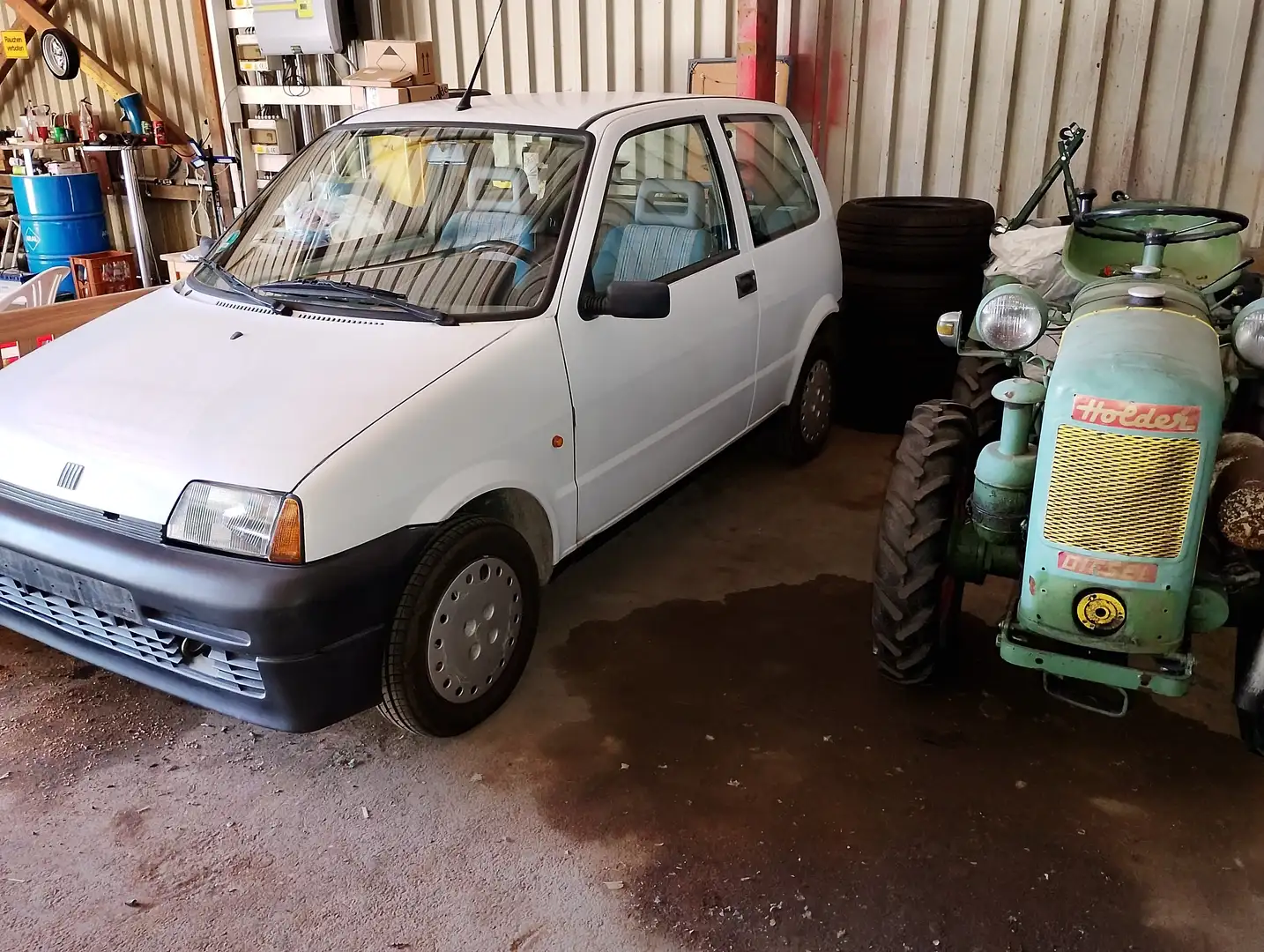 Fiat Cinquecento 0.9 i.e. BASTLERFAHRZEUG OHNE TÜV Білий - 1