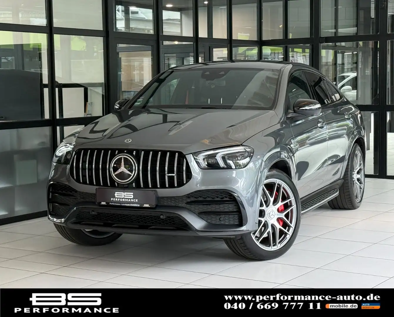 Mercedes-Benz GLE 53 AMG COUPE |PERFORMANCE|ACC|HUD|BURM|360°| Grau - 1
