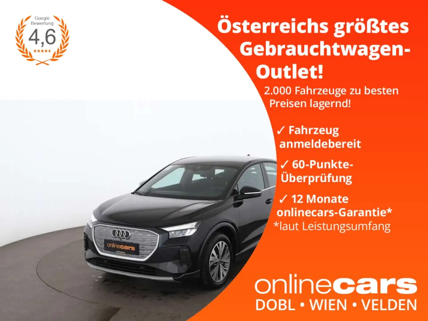 Audi Q4 e-tron Q4 SB 40 e-tron 82kWH Aut LED RADAR NAVI SITZHZG Schwarz - 1