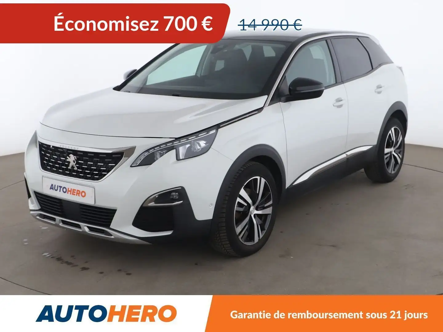 Peugeot 3008 1.5 Blue-HDi Allure Blanc - 1