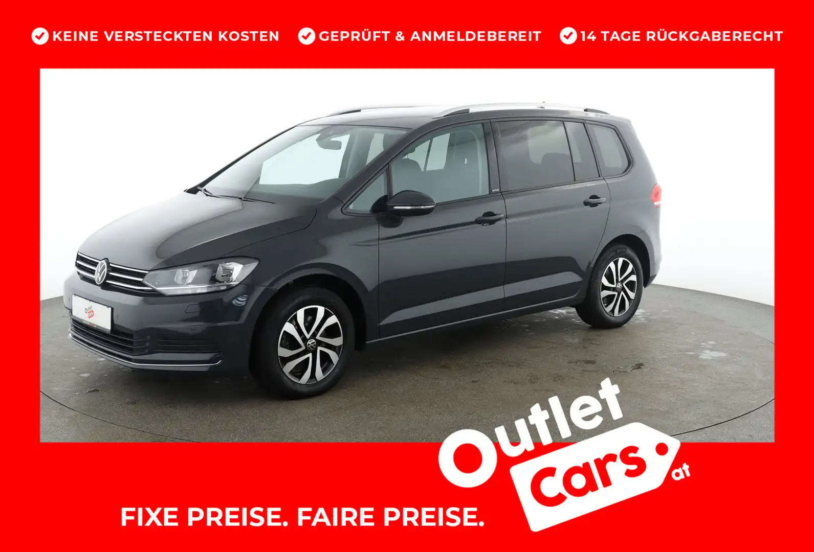 Volkswagen Touran Sky TDI DSG Grijs - 1