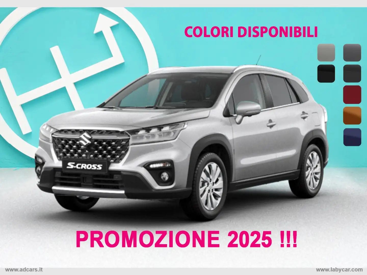 Suzuki S-Cross 1.4 Hybrid 4WD All Grip Top SIAMO SUZUKI POINT!! Argento - 1