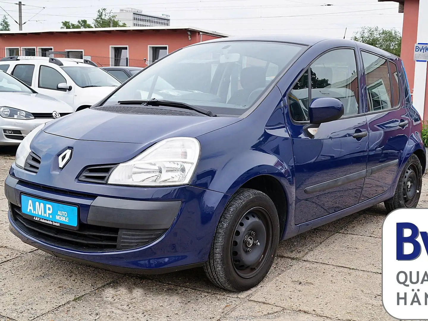 Renault Modus 1.2, TÜV-05.26, 1.HAND, Klima, AHK, S-Heft gepf Bleu - 1