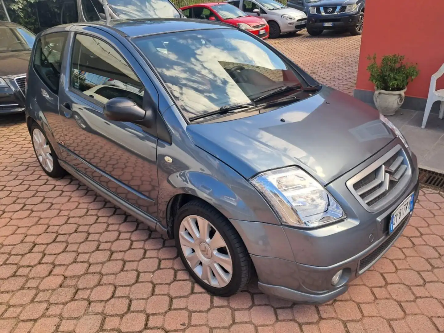 Citroen C2 1.6 VTS gas gpl Grigio - 2