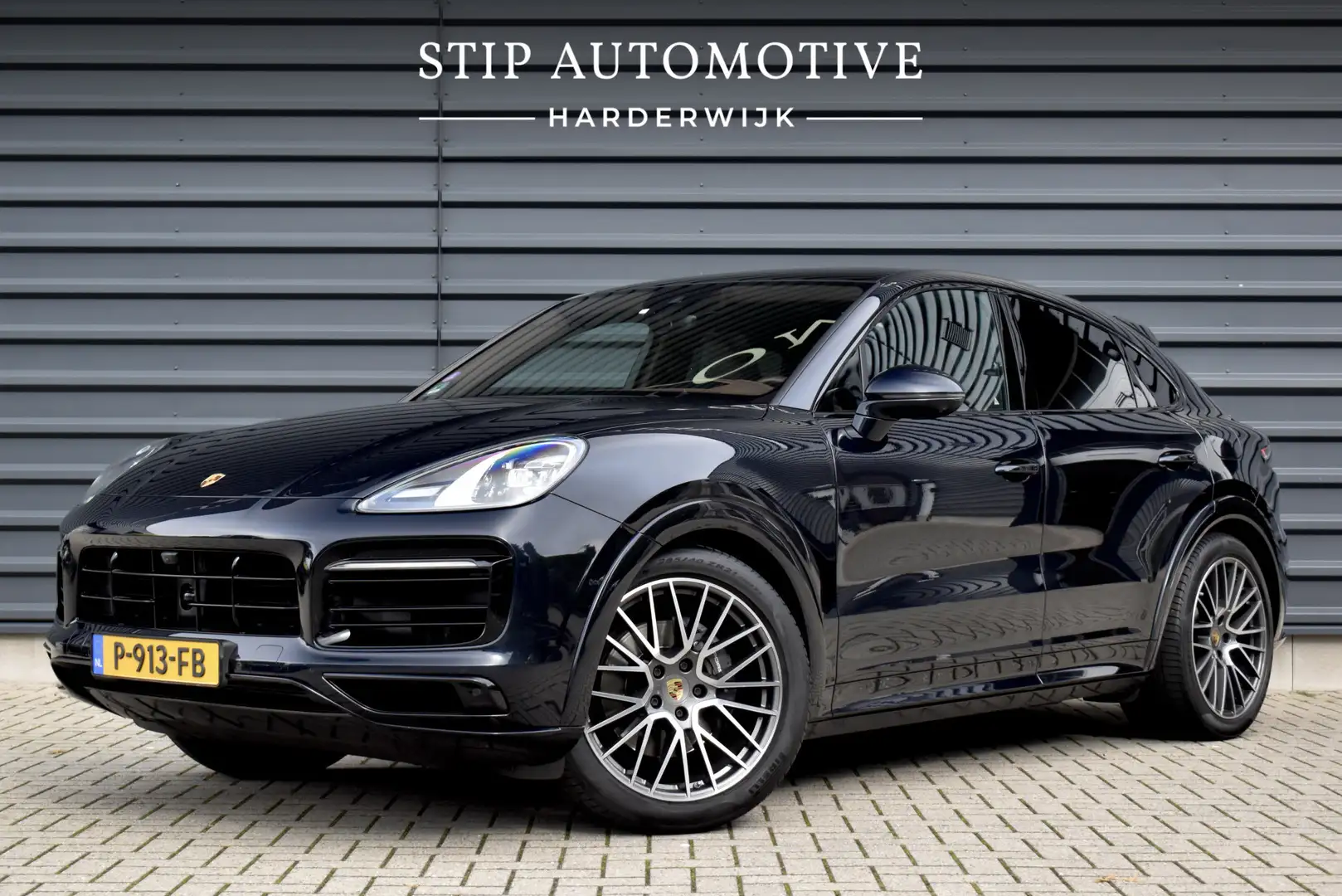 Porsche Cayenne Coupé 3.0 E-Hybrid 462pk SportDesign | ACC | Head- Blauw - 1