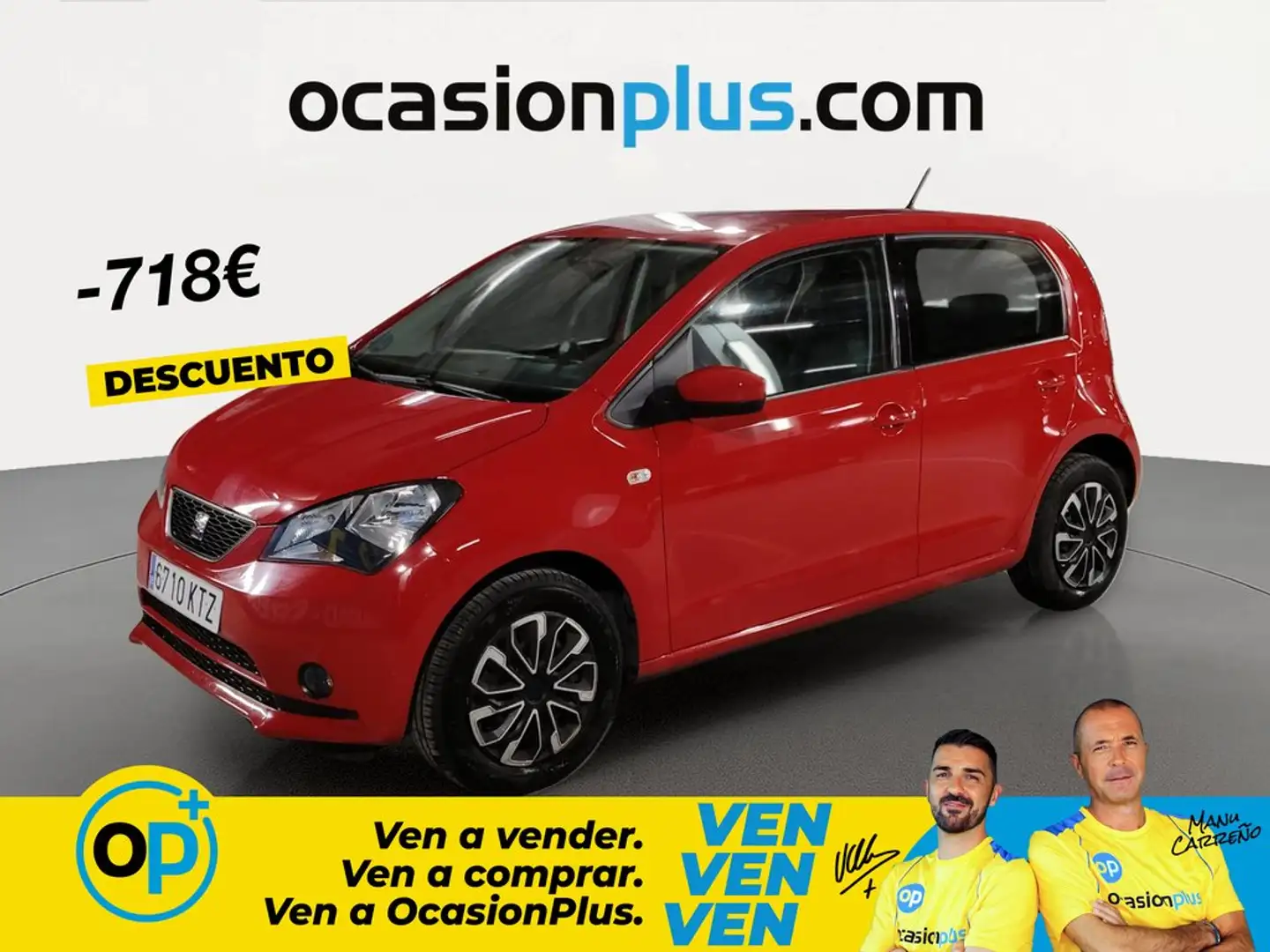 SEAT Mii 1.0 Ecofuel GNC S&S Style Edition Plus 68 Rojo - 1