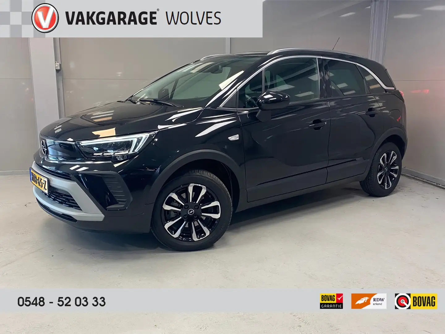 Opel Crossland 1.2 Turbo Level 4 | AUTOMAAT | CAMERA | PANODAK | Schwarz - 1