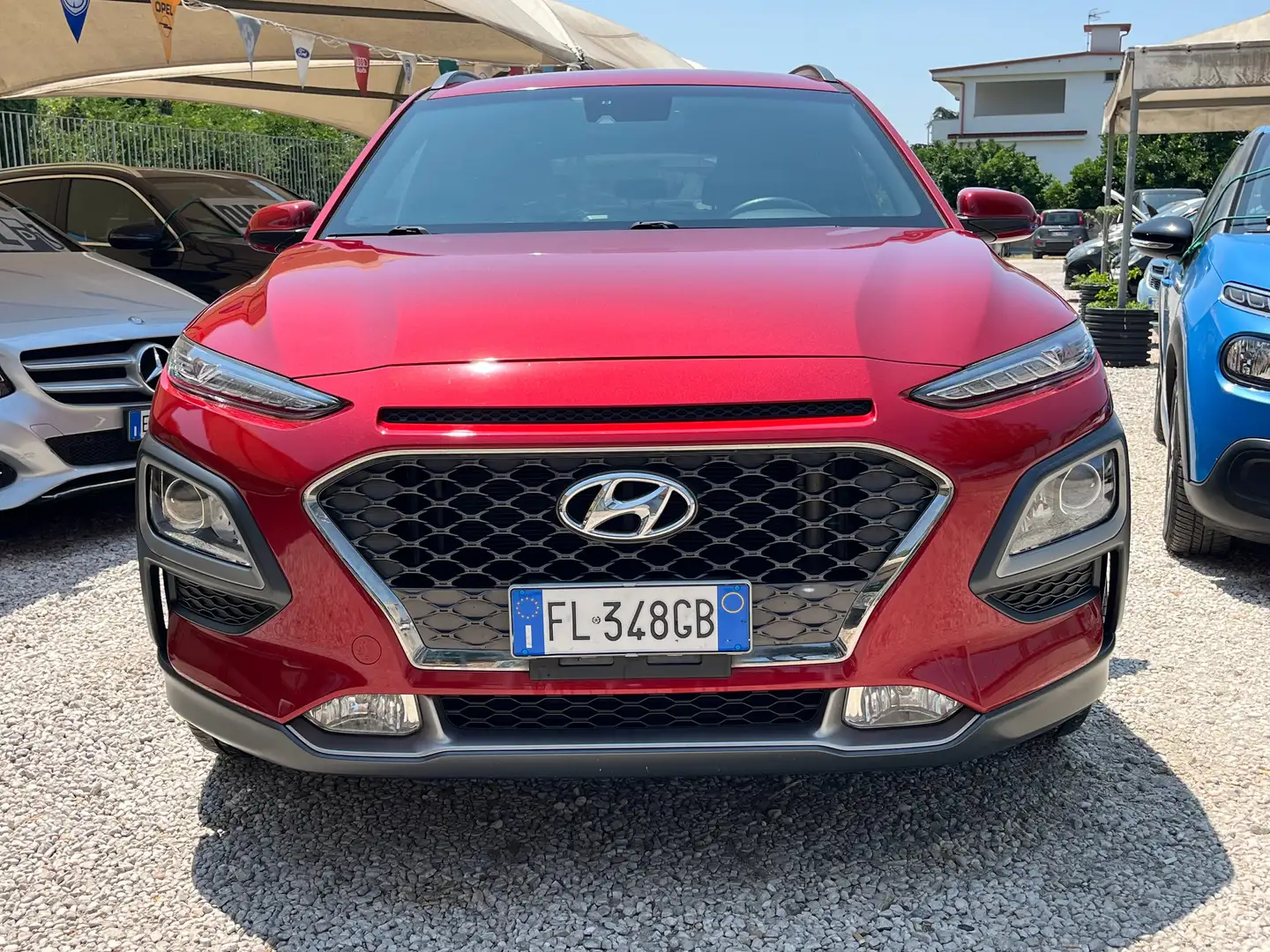 Hyundai KONA 1000 T-GDI 120 CV FULL OPTIONAL KM CERTIFICATI Rosso - 2