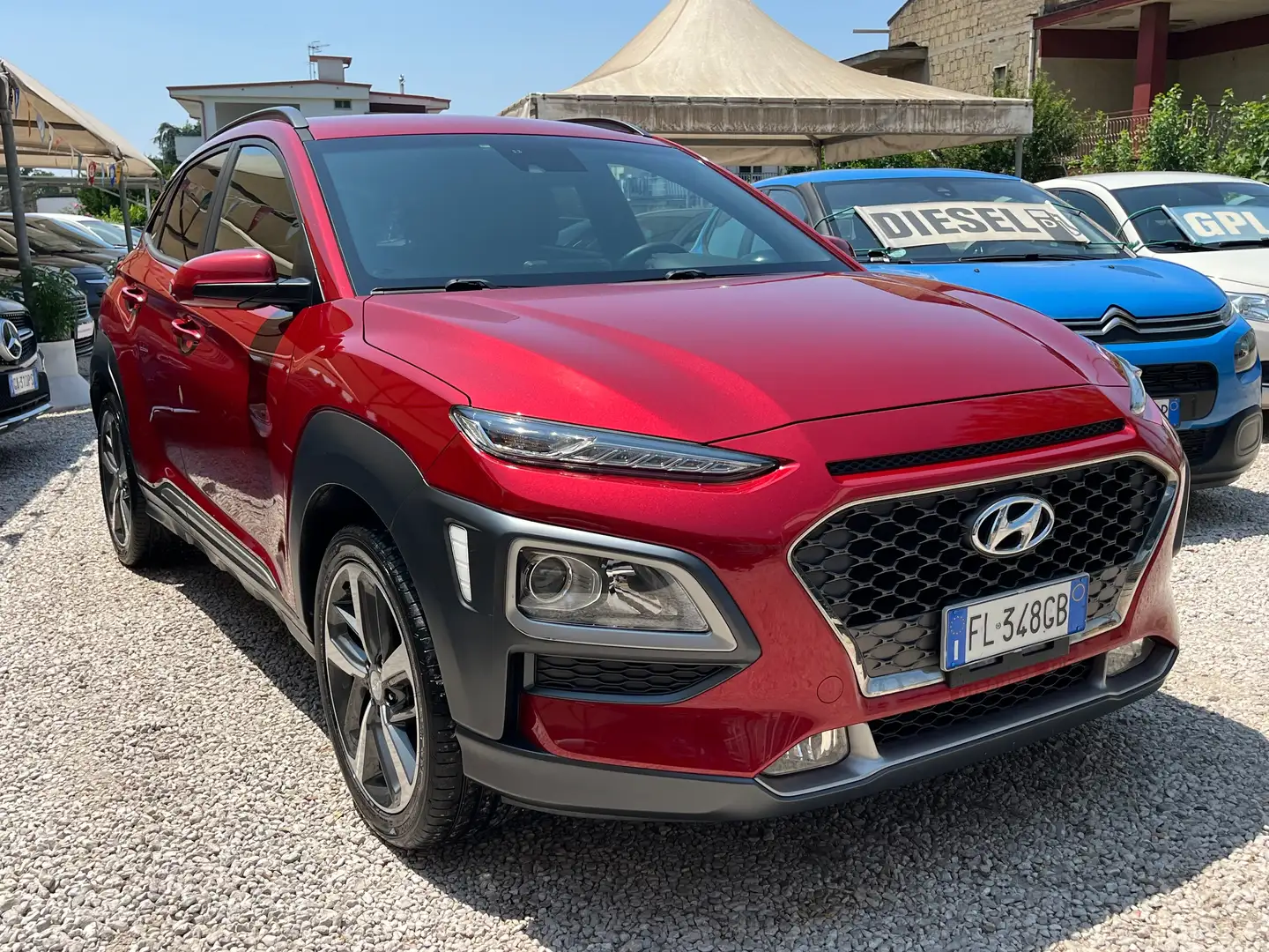 Hyundai KONA 1000 T-GDI 120 CV FULL OPTIONAL KM CERTIFICATI Rosso - 1