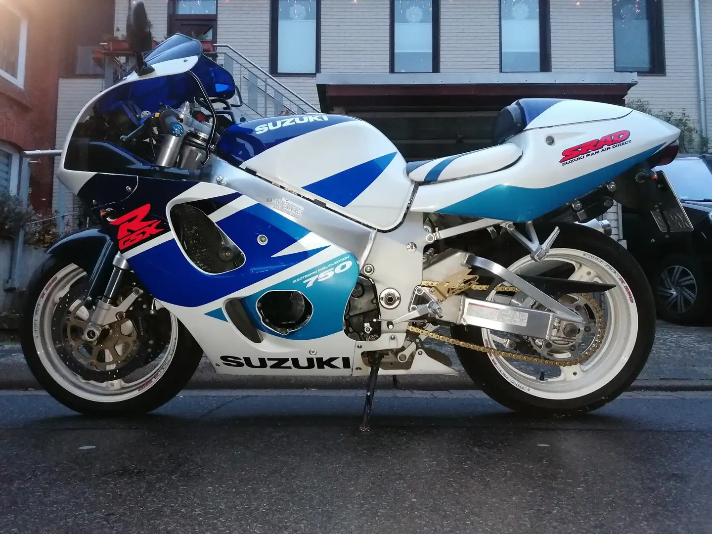 Suzuki GSX-R 750 S-Rad Blanc - 1