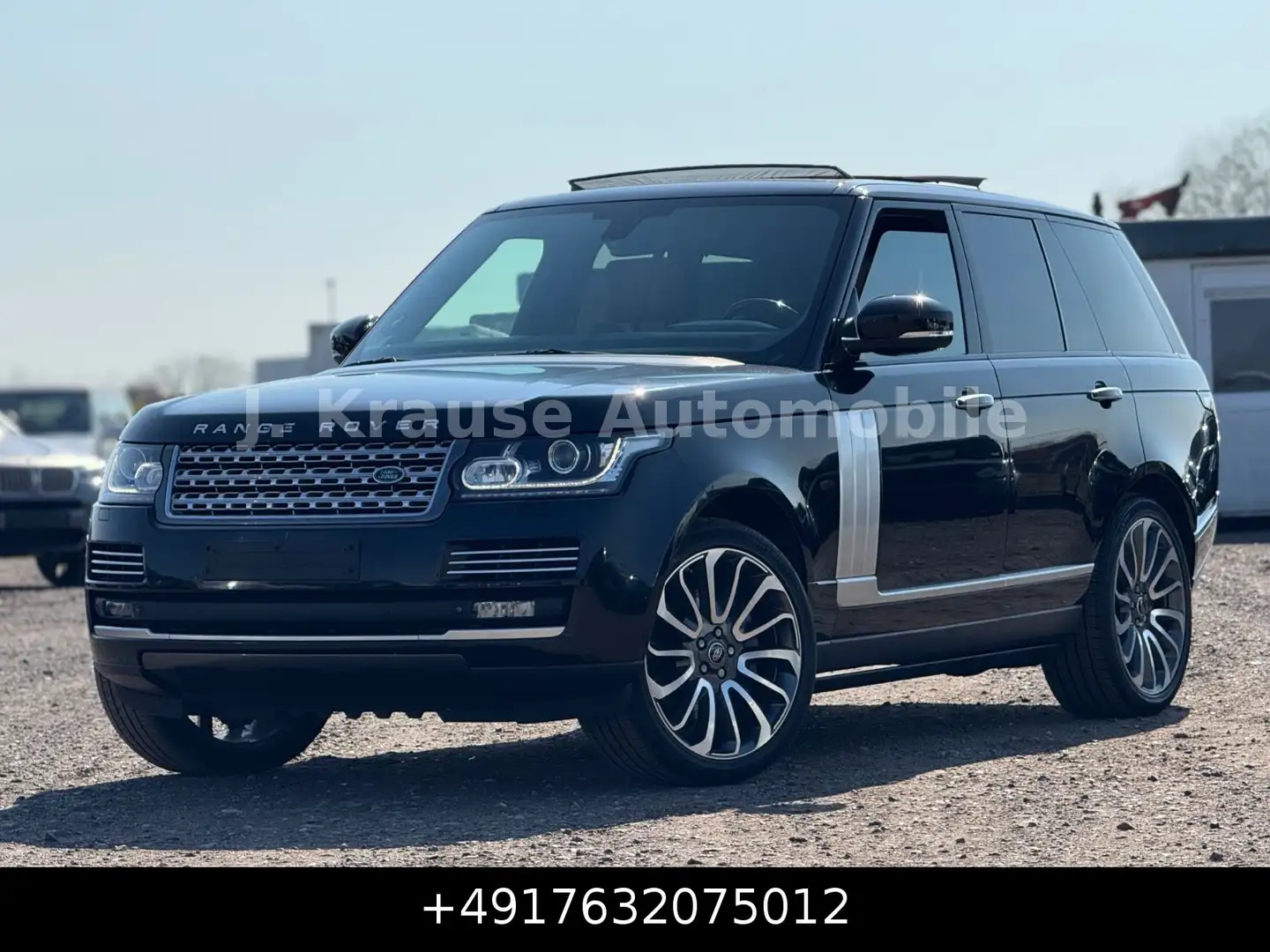 Land Rover Range Rover 5.0 Supercharged Autobiography VOLL! Schwarz - 1