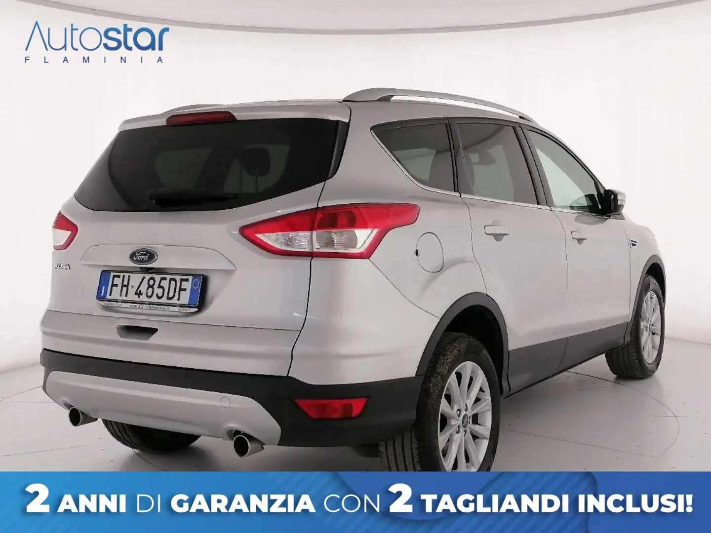 Ford Kuga 2.0 tdci Titanium 4wd s&s 150cv powershift E6 Argento - 2