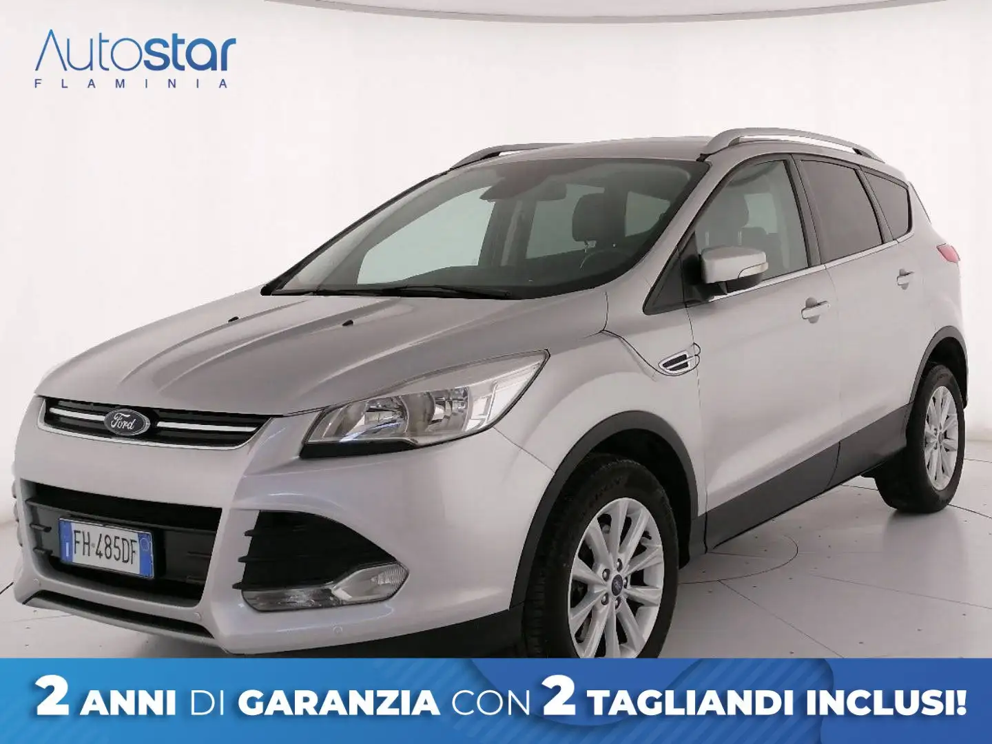 Ford Kuga 2.0 tdci Titanium 4wd s&s 150cv powershift E6 Argento - 1