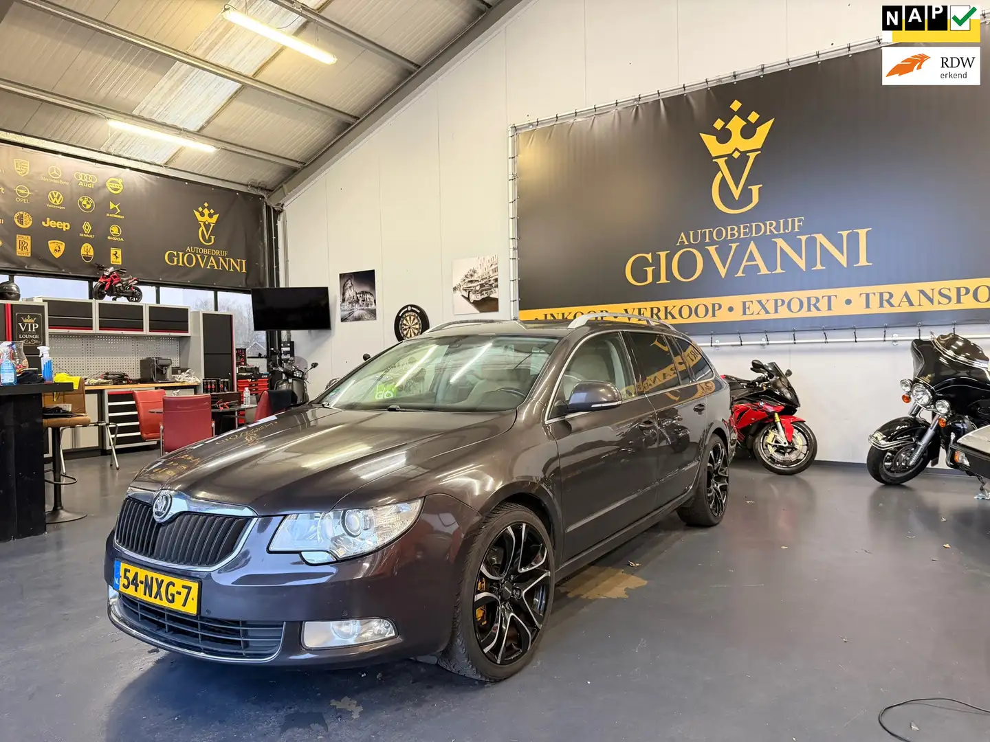 Skoda Superb Combi 2.0 TSI Ambition Business Line ineuil mogeli Brun - 1