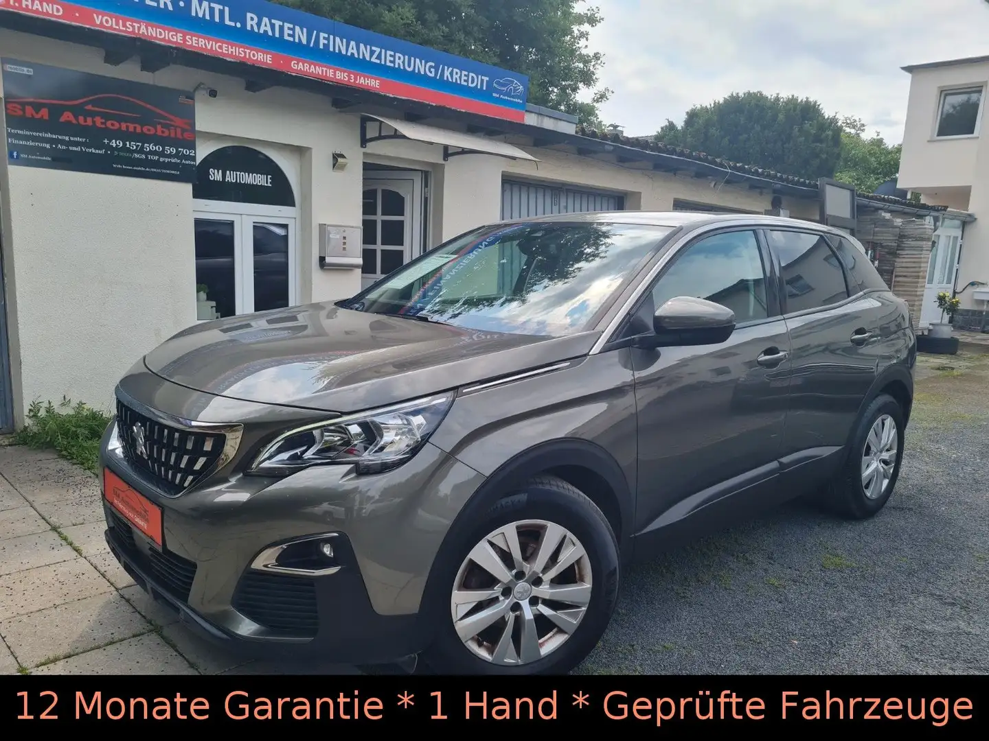 Peugeot 3008 AUT/130 EAT8 Active/AHK/Navi/Sport Grijs - 1