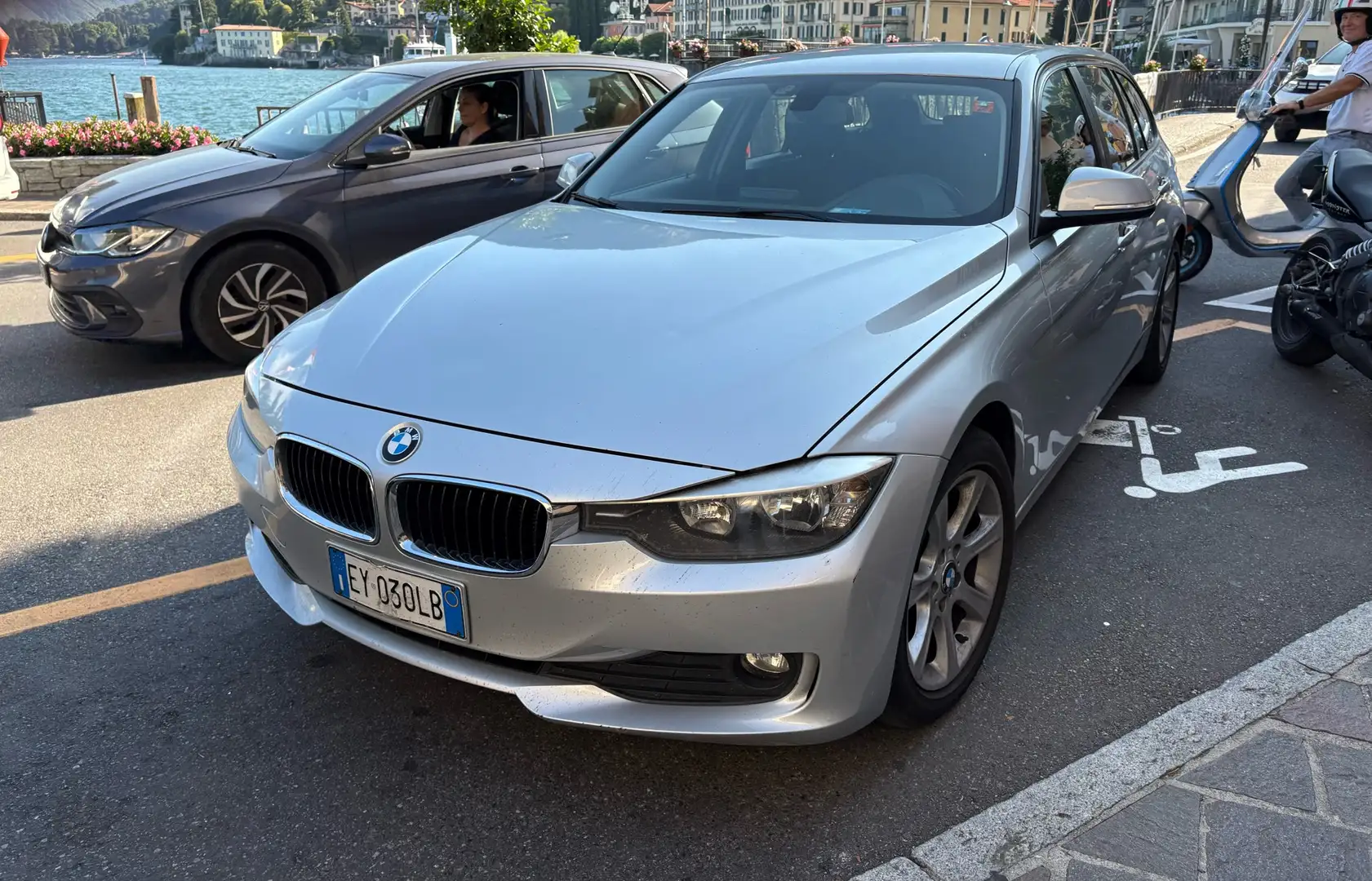 BMW 320 320d Touring Msport auto Plateado - 1