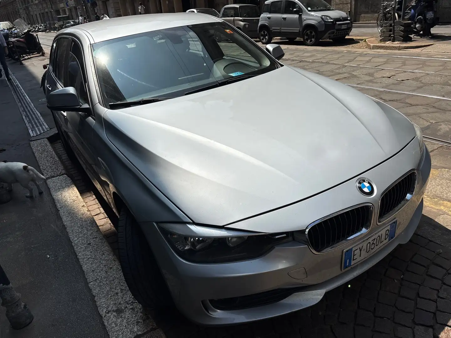 BMW 320 320d Touring Msport auto Argento - 1