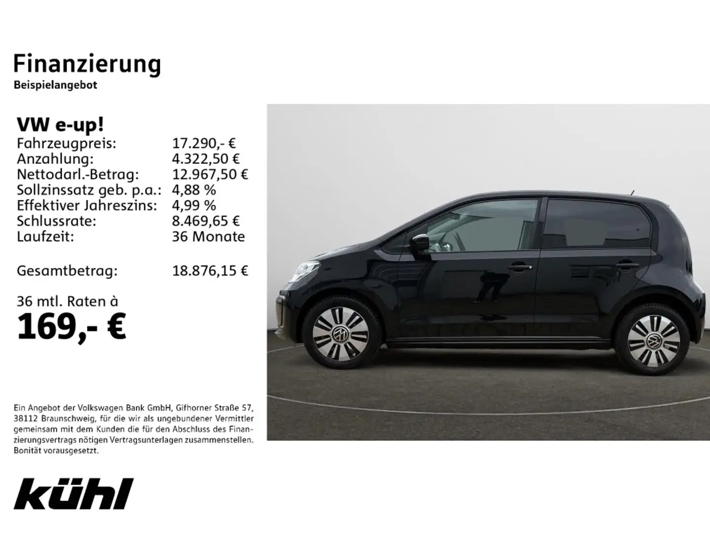 Volkswagen e-up! Style Plus Schwarz - 2
