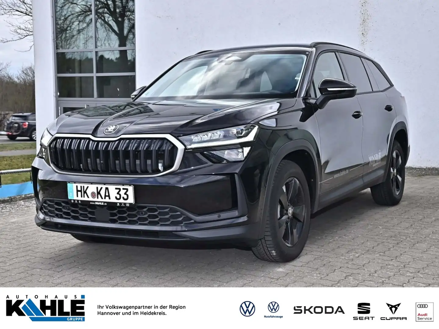 Skoda Kodiaq 2.0 TDI 142kW 4x4 Selection AHK/Leder Klima Navi Schwarz - 1
