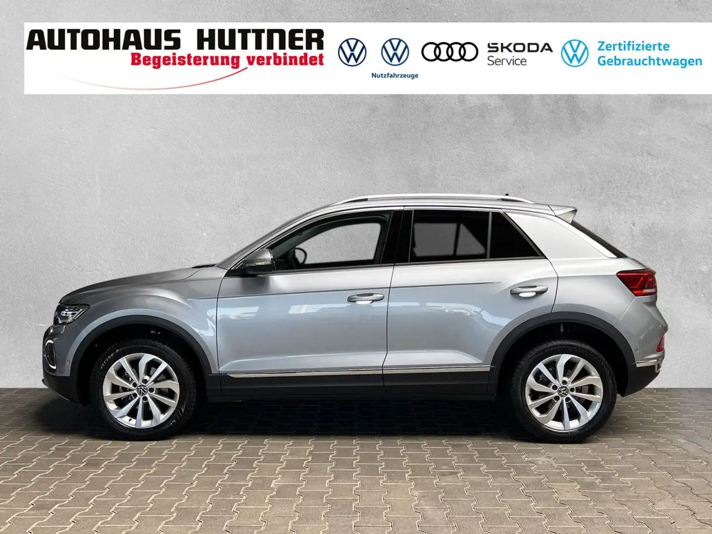 Volkswagen T-Roc Style 1.5 TSI OPF LED PDC ACC AHK Bluetooth Silber - 2