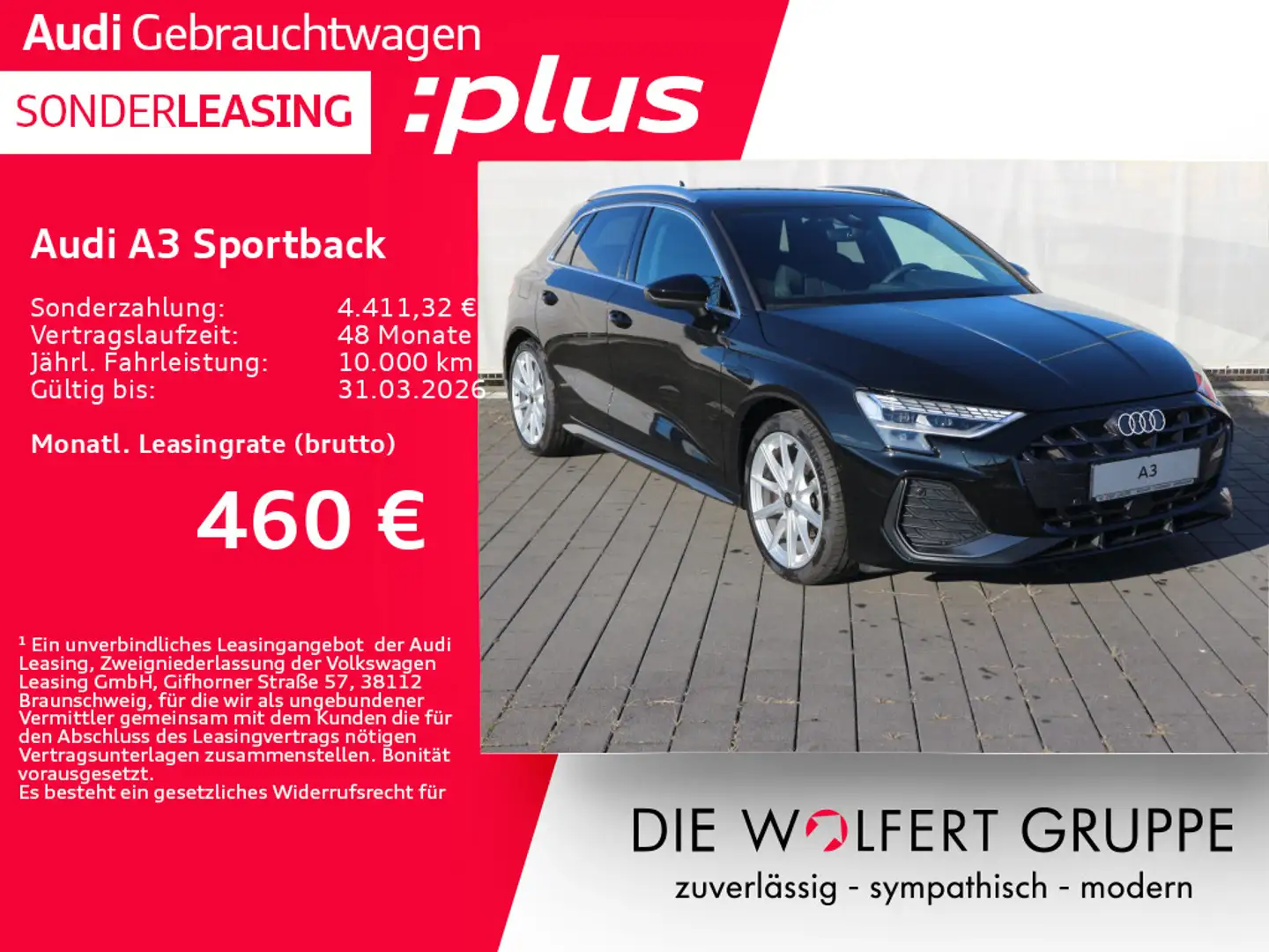 Audi A3 S line 35 TDI S tronic*ACC*AHK*LED* Schwarz - 1